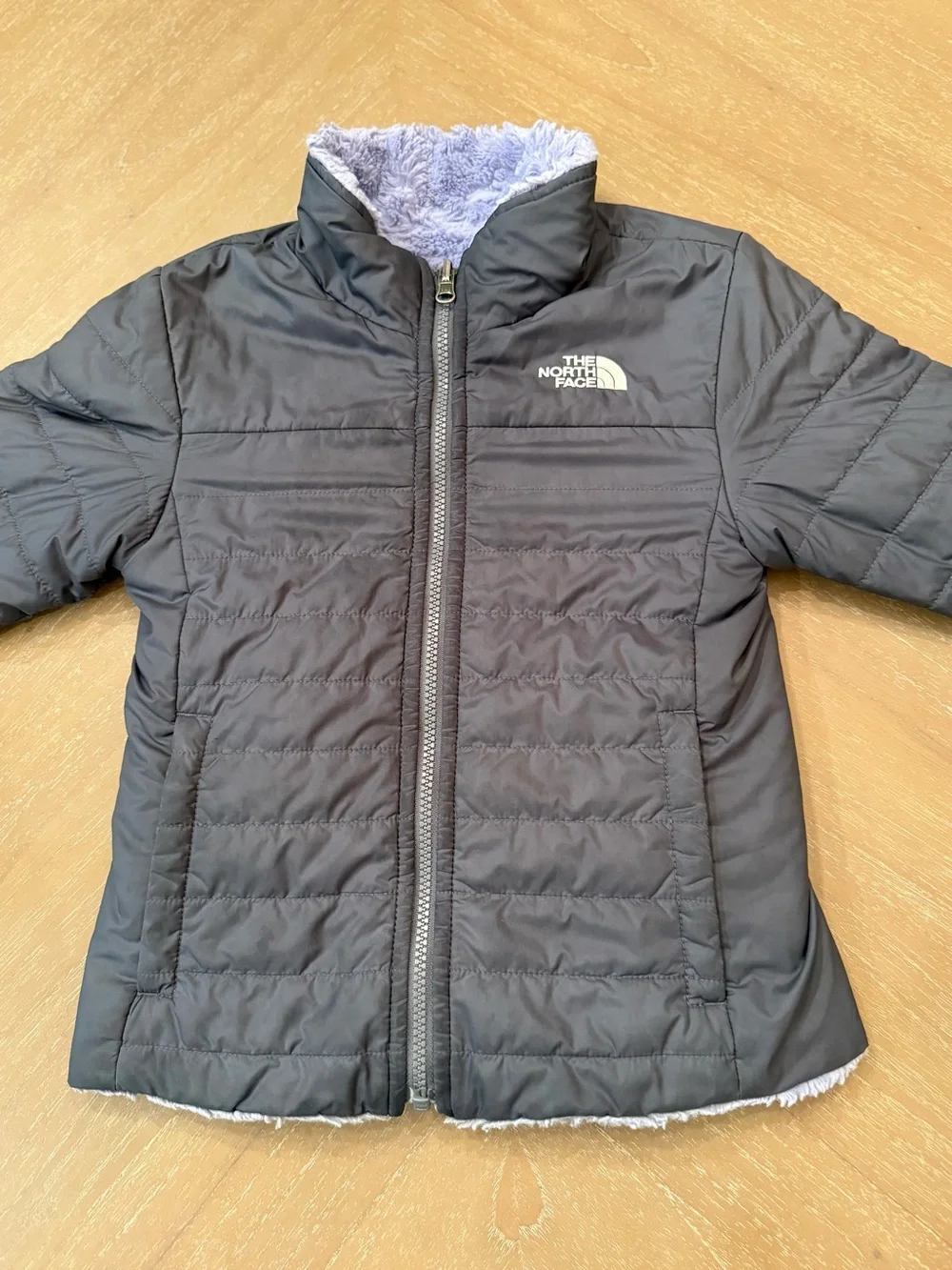 The North Face Girls’ Reversible Fleece-Lined Jacket